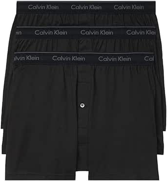 Calvin Klein Men's Cotton Classics 3-Pack Knit Boxer