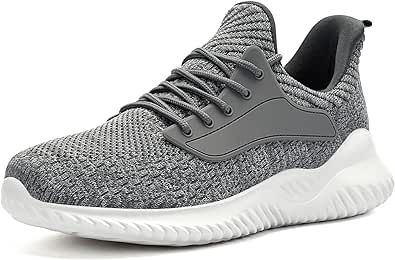 Akk Walking Shoes for Men Sneakers - Slip on Memory Foam Running Tennis Shoes for Athletic Workout Gym Indoor Outdoor Lightweight Breathable Casual Sneakers
