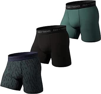 Pair of Thieves Super Fit Underwear for Men Pack - 2 & 3 Pack Boxer Briefs - AMZ Exclusive