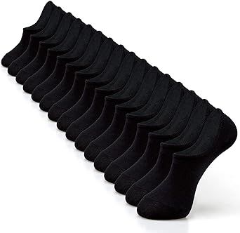 IDEGG No Show Socks Men Low Cut Ankle Short Socks for Men Casual Athletic Socks with Non Slip Grip