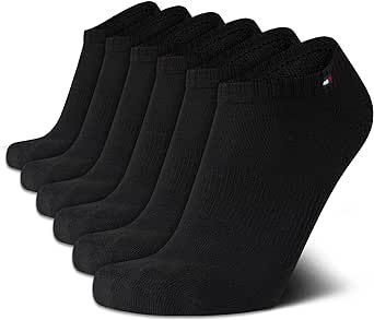 Tommy Hilfiger Men's Athletic Socks - Cushion No Show Ankle Socks (6 Pack)
