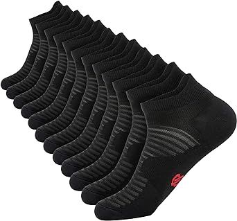 Compression Running Ankle Socks Low Cut(6 Pairs) for Men & Women