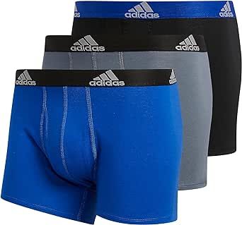 adidas Men's Stretch Cotton Trunk Underwear (3-Pack)