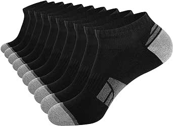 eallco 10 Pairs Mens Ankle Socks Low Cut Socks for Men