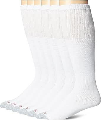 Hanes Men's Over the Calf Tube Socks (6 Pair Pack)